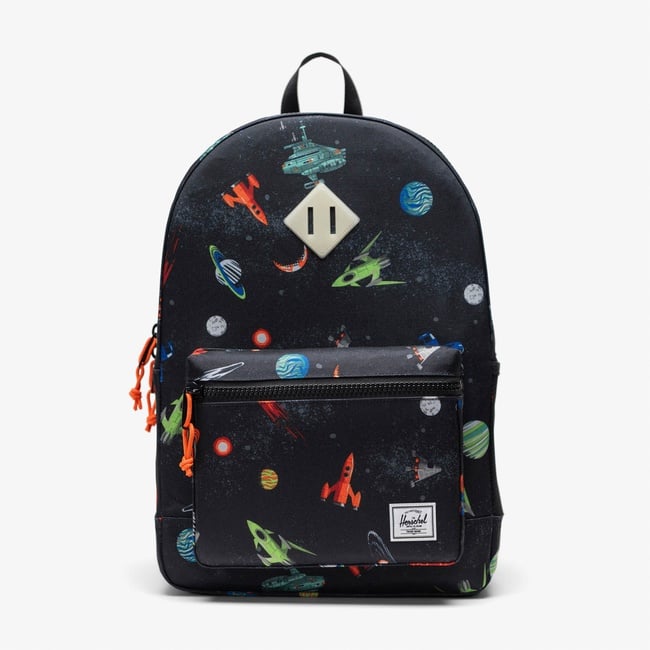  Herschel Heritage Space Adventure Çocuk Siyah Sırt Çantası
