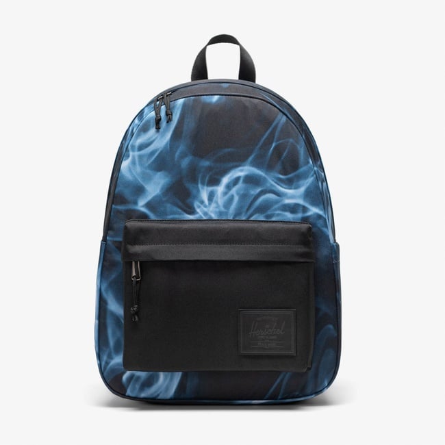  Herschel Classic Patterned Unisex Siyah/Mavi Sırt Çantası