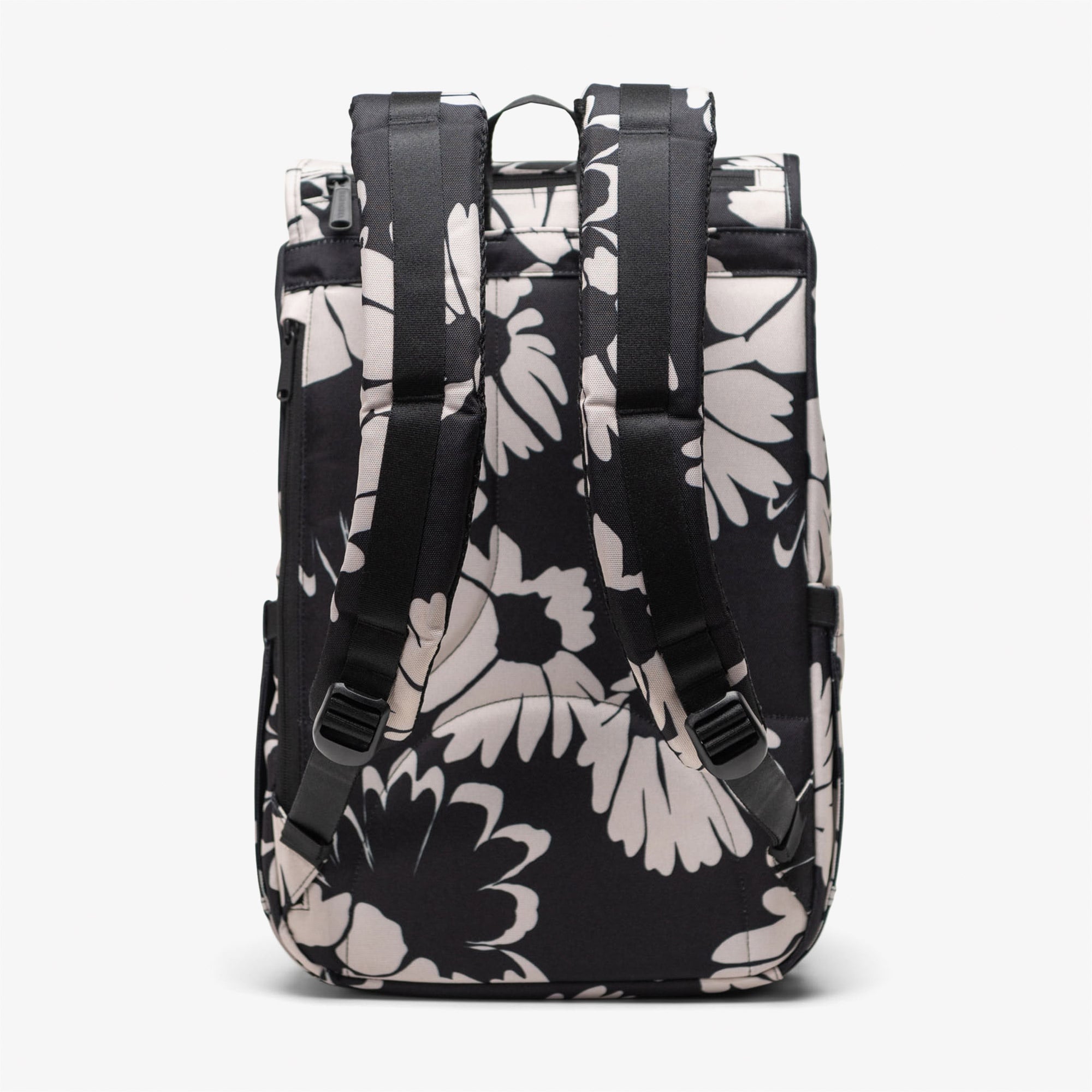Herschel Little America Mid Flowers Unisex Siyah Sırt Çantası