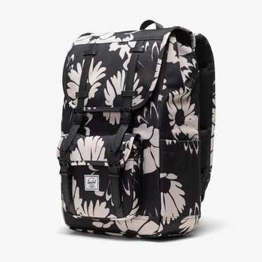  Herschel Little America Mid Flowers Unisex Siyah Sırt Çantası