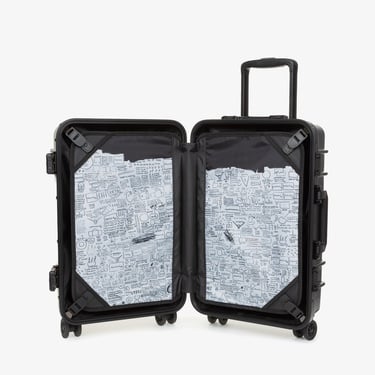  Eastpak X Basquiat R Case Spinner 55cm Unisex Beyaz Valiz
