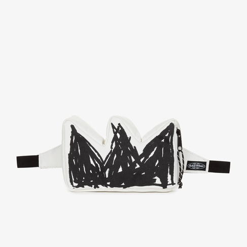  Eastpak Crown Bag Basquiat Unisex Beyaz Bel Çantası
