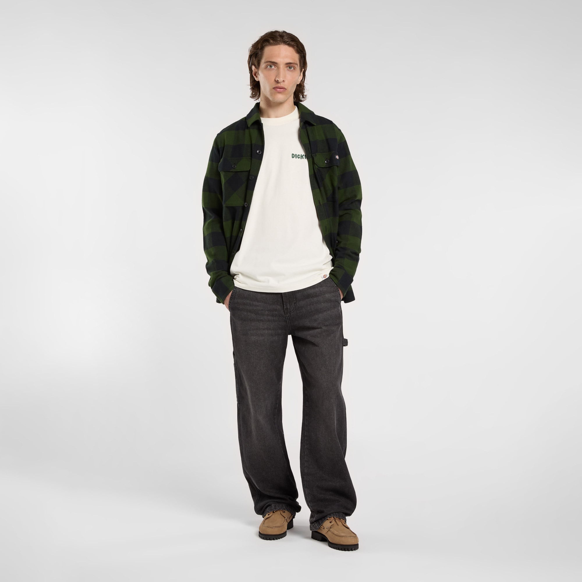 Dickies Gordonville Mid Weight Erkek Beyaz T-Shirt