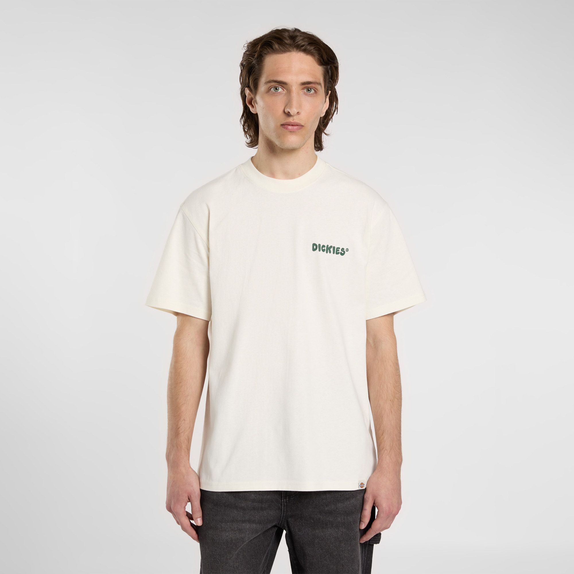 Dickies Gordonville Mid Weight Erkek Beyaz T-Shirt