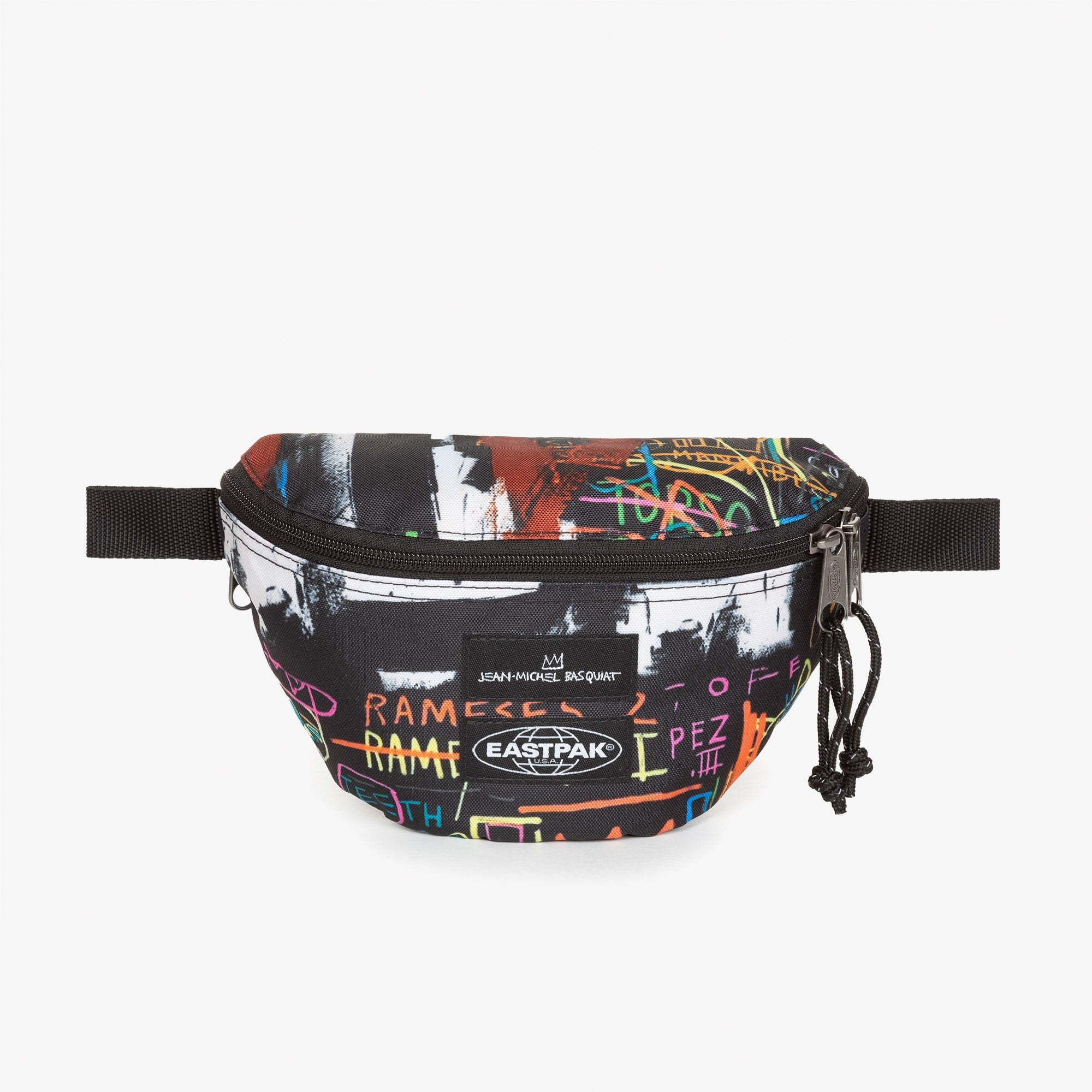 Eastpak Springer Basquiat King Of Egypt 2 Unisex Siyah Bel Çantası
