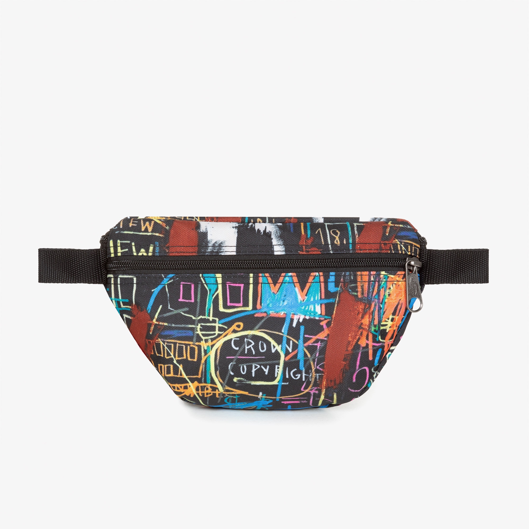 Eastpak Springer Basquiat King Of Egypt 2 Unisex Siyah Bel Çantası