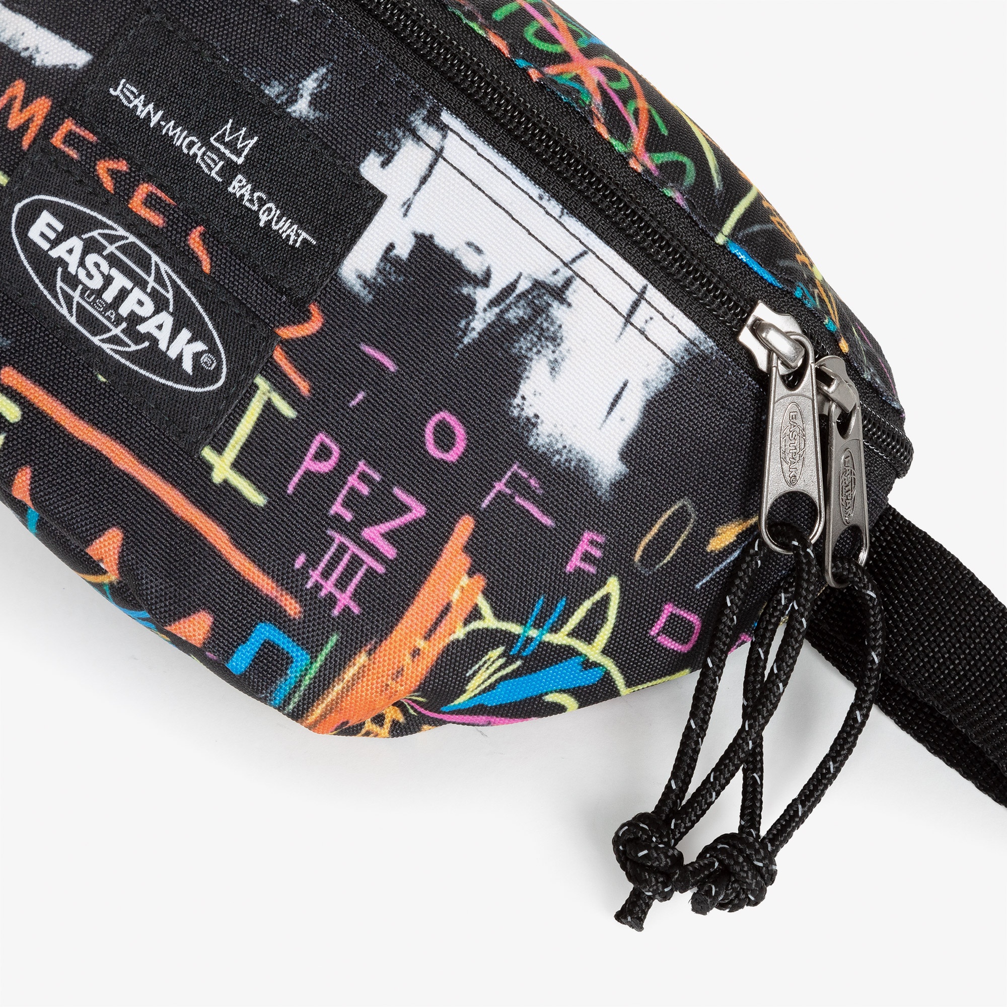 Eastpak Springer Basquiat King Of Egypt 2 Unisex Siyah Bel Çantası