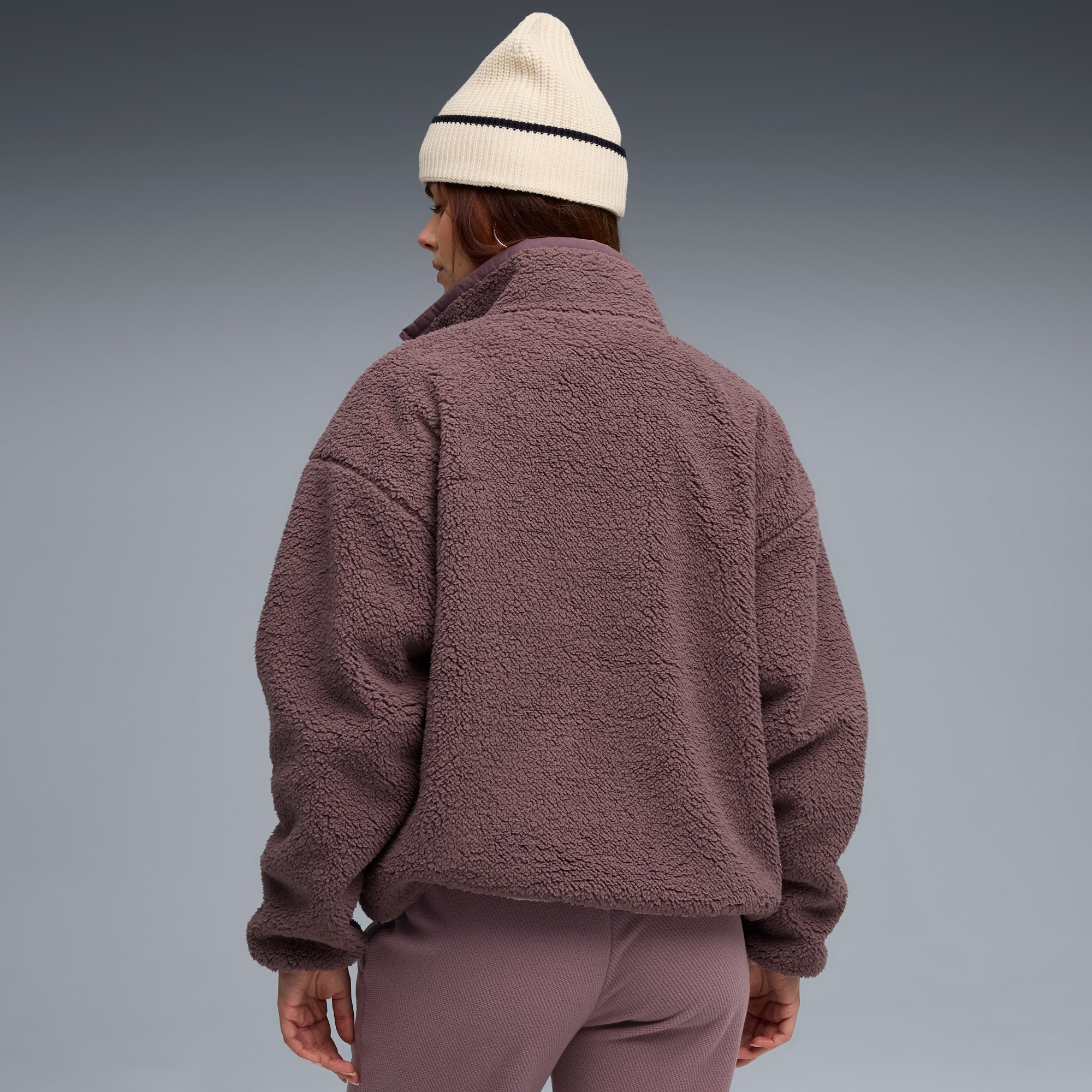 Puma Reversible Kadın Mor Ceket