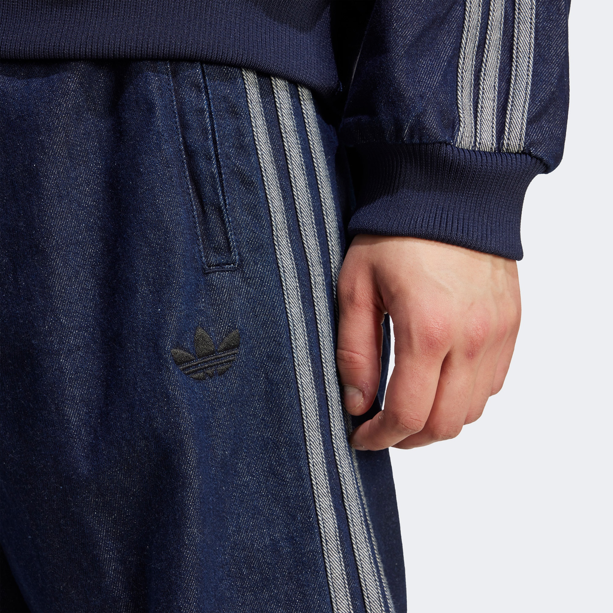 adidas Denim Erkek Mavi Pantolon