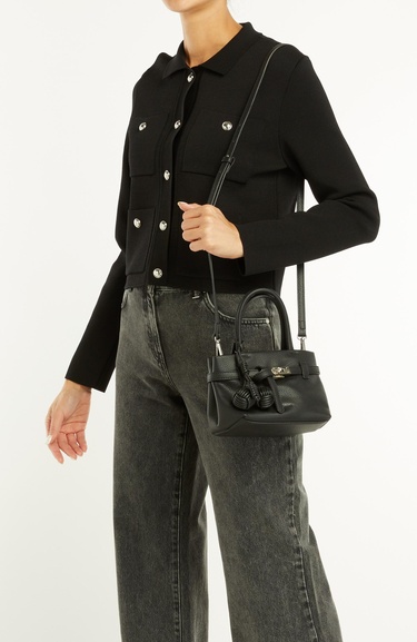  Divarese Kadın Siyah Baskılı Çanta