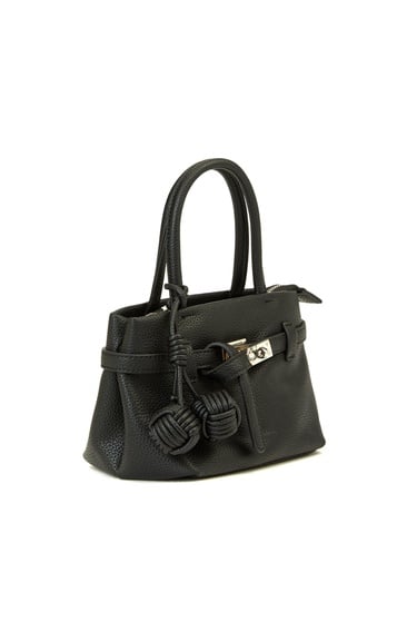  Divarese Kadın Siyah Baskılı Çanta