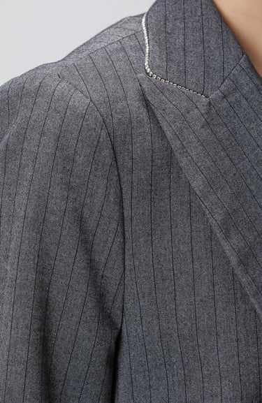  Network Kadın Antrasit Yün Karışımlı Ceket
