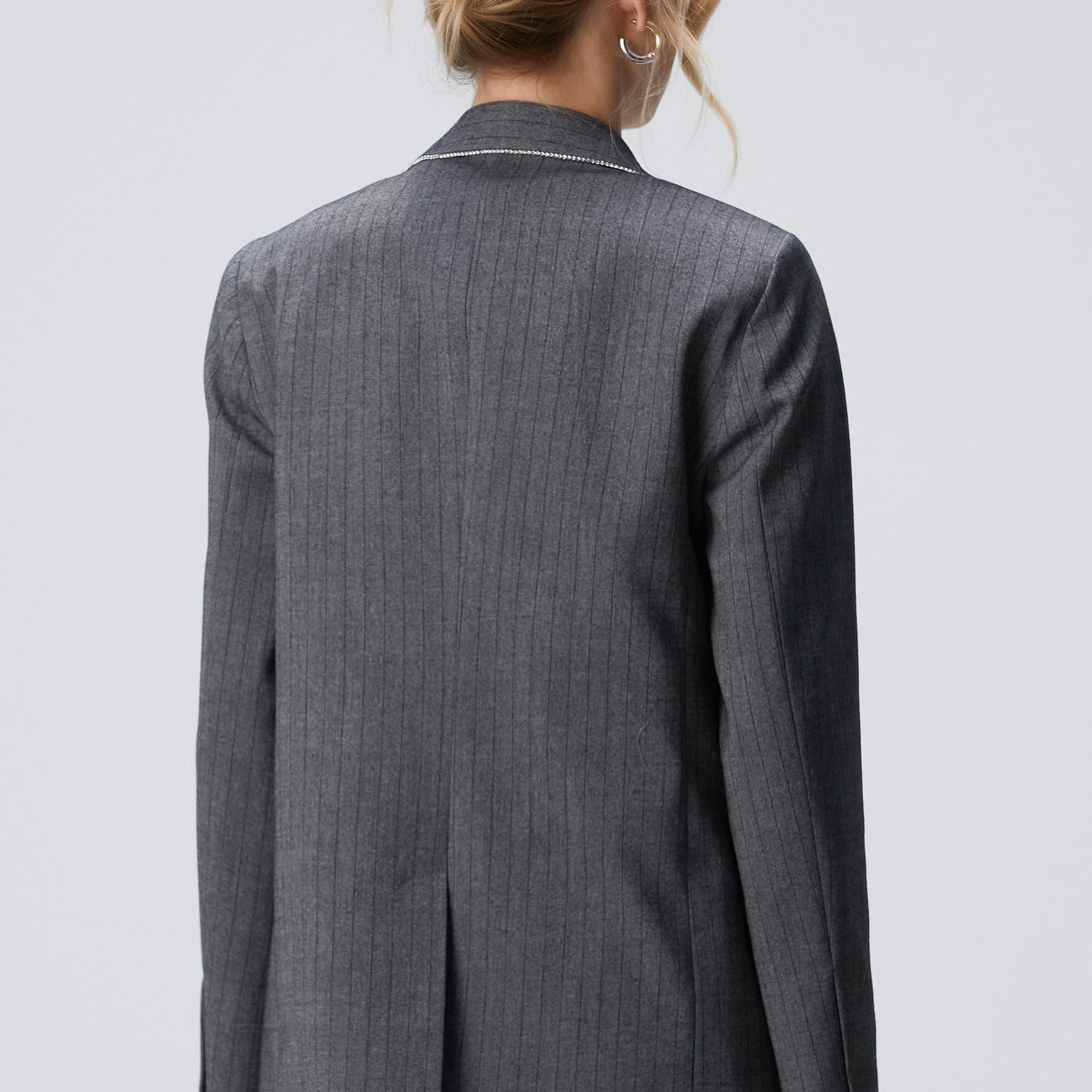 Network Kadın Antrasit Yün Karışımlı Ceket