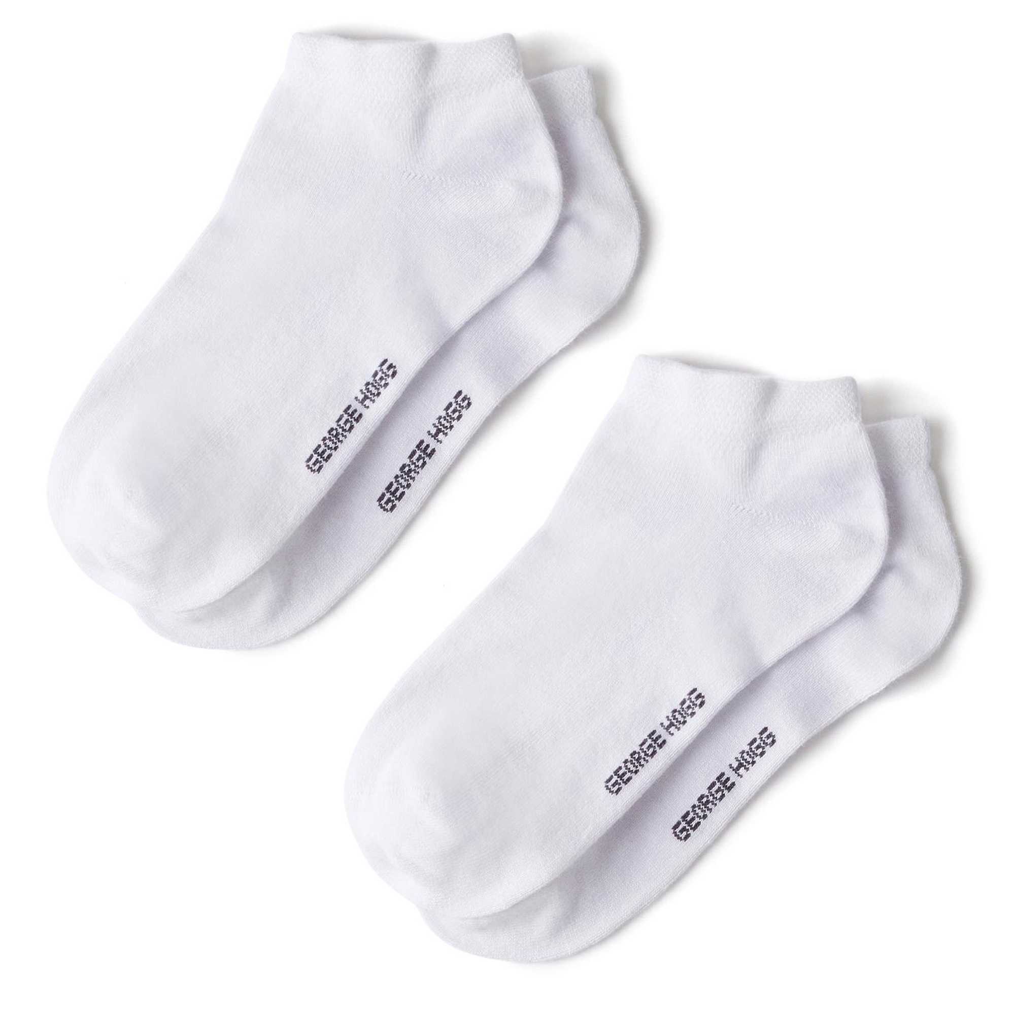 George Hogg Erkek Beyaz 2li Bambu Çorap Seti