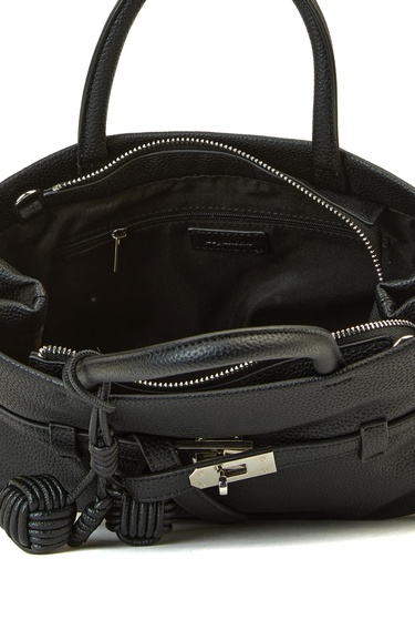  Divarese Kadın Siyah Baskılı Çanta