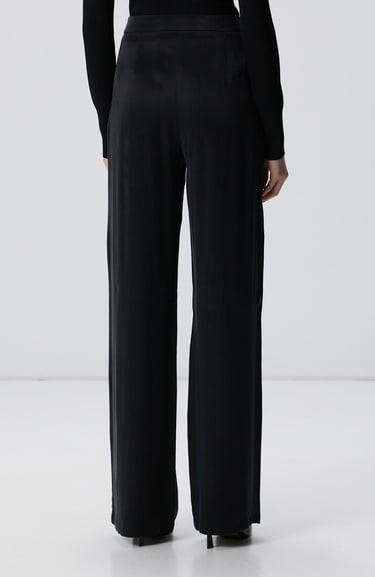 Network Kadın Siyah Cupro Pantolon
