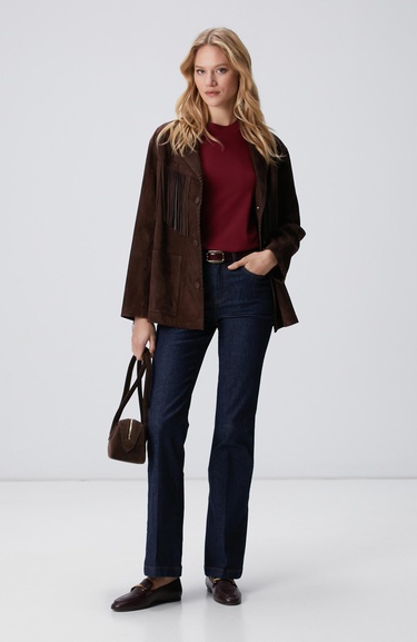  Network Kadın Bordo Basic Kazak