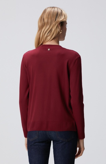  Network Kadın Bordo Basic Kazak