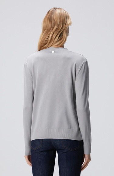  Network Kadın Gri Basic Kazak