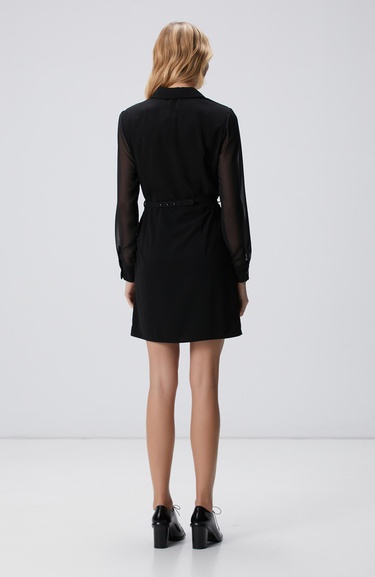  Network Kadın Siyah Elbise