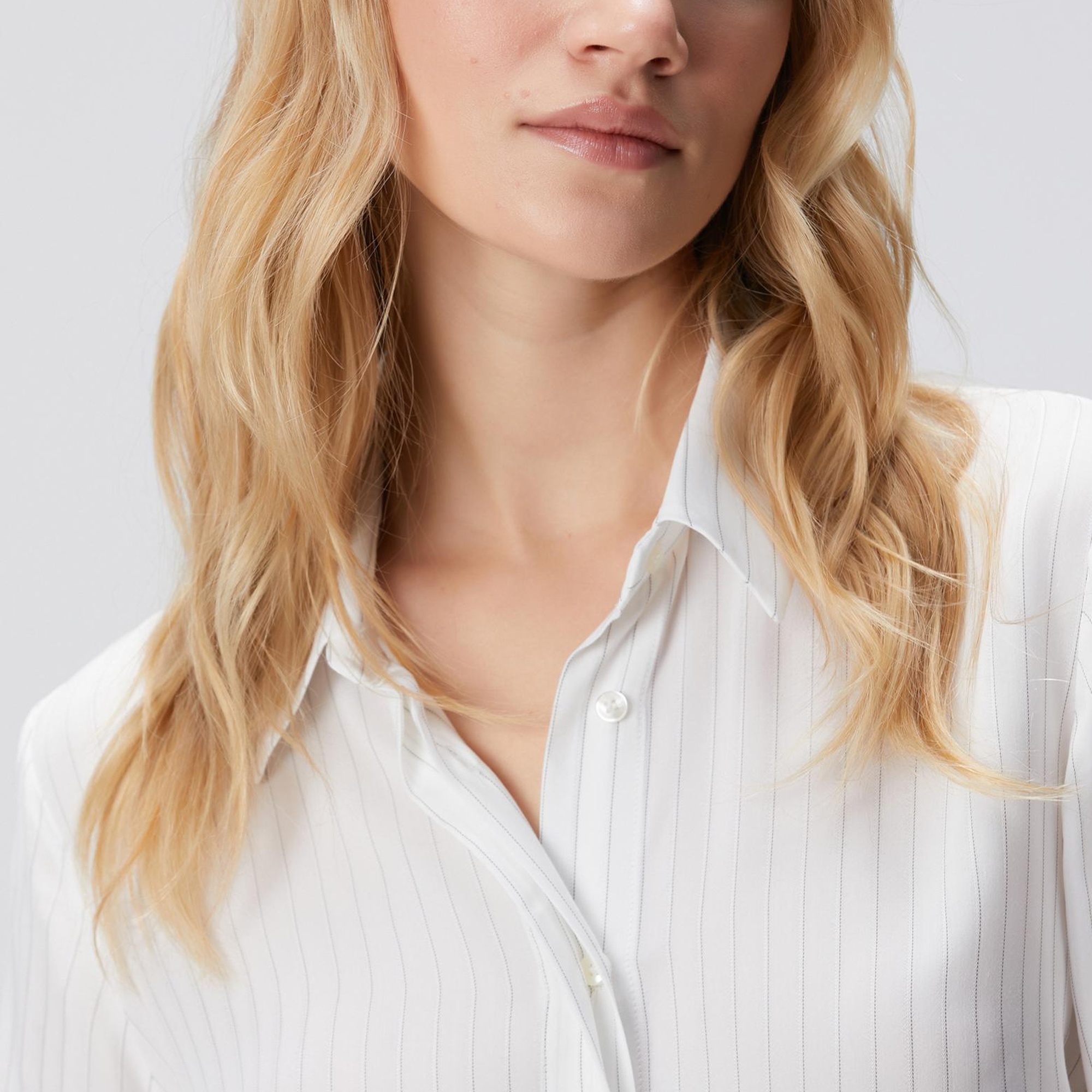 Network Kadın Kırık Beyaz Viskon Gömlek