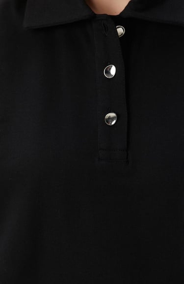  Network Kadın Siyah Sweatshirt