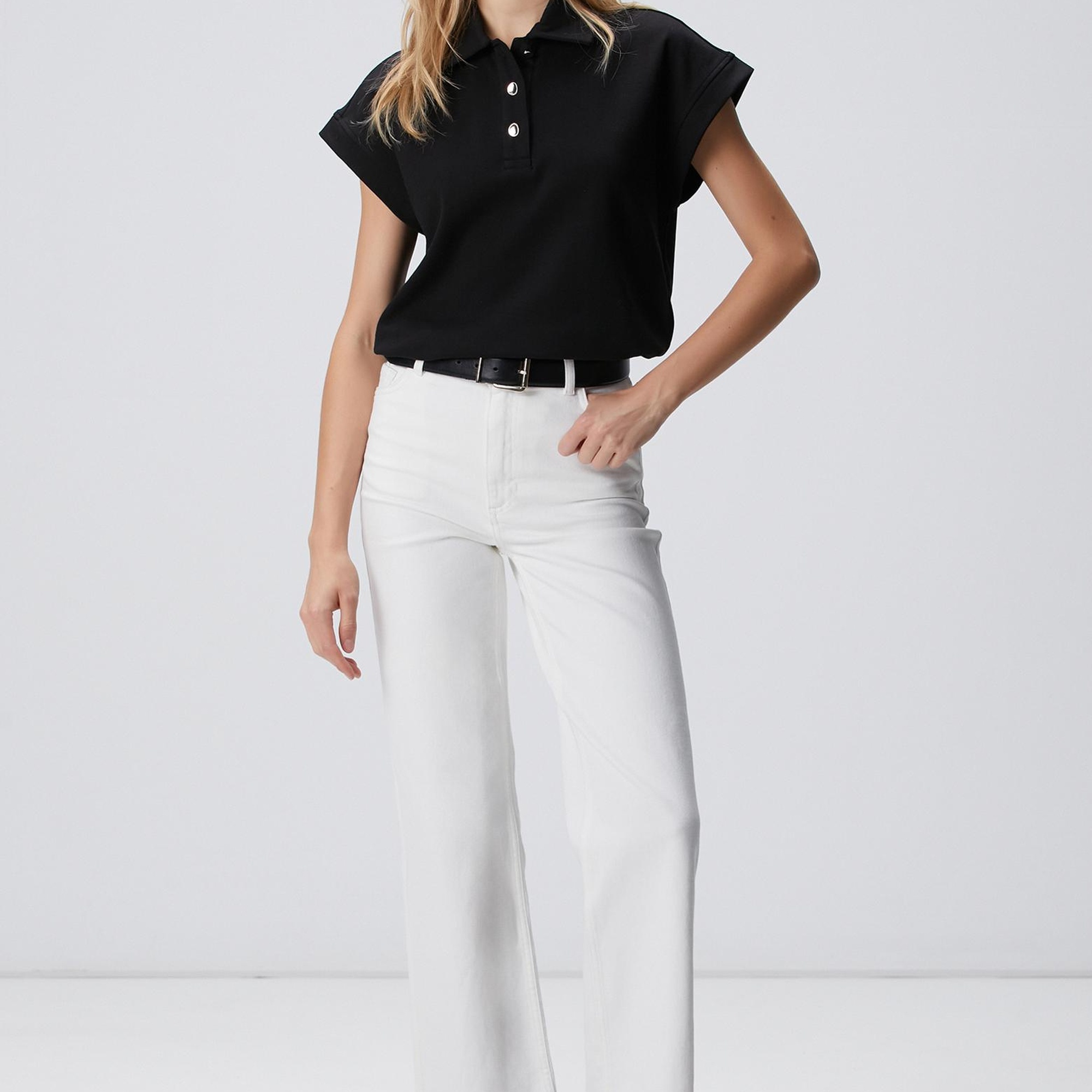 Network Kadın Siyah Sweatshirt