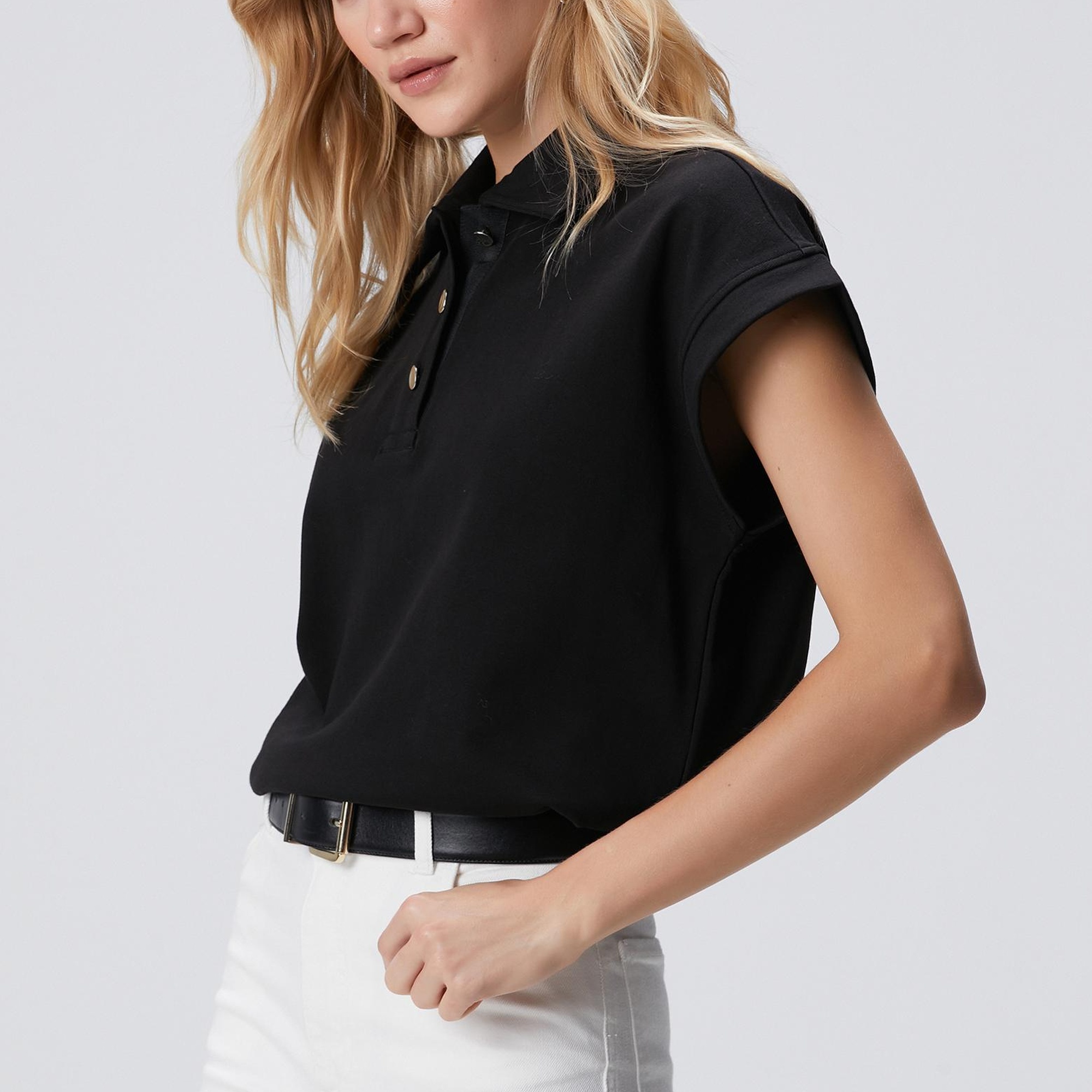 Network Kadın Siyah Sweatshirt