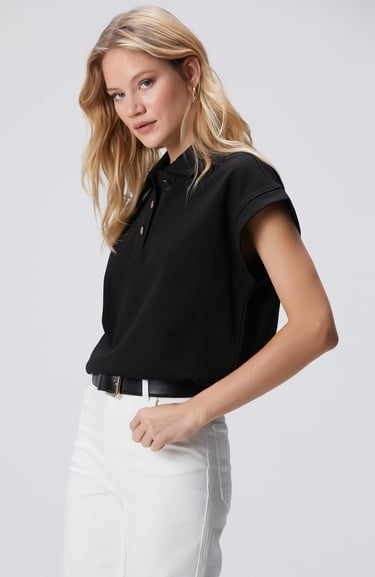  Network Kadın Siyah Sweatshirt