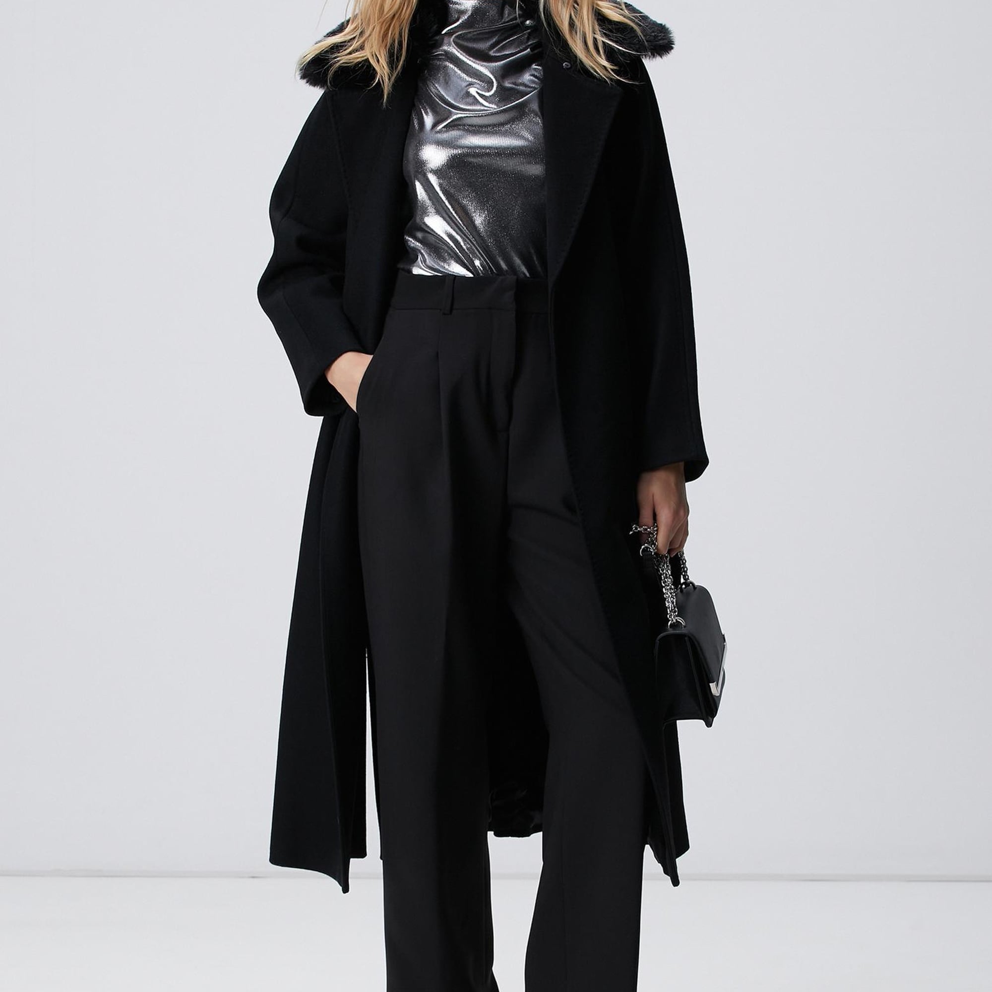 Network Kadın Siyah Bluz