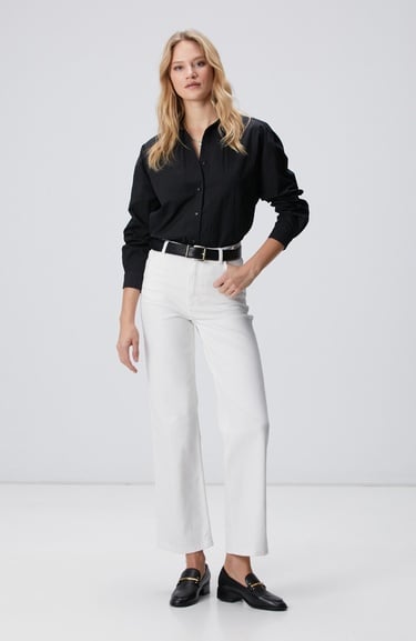  Network Kadın Siyah Gömlek