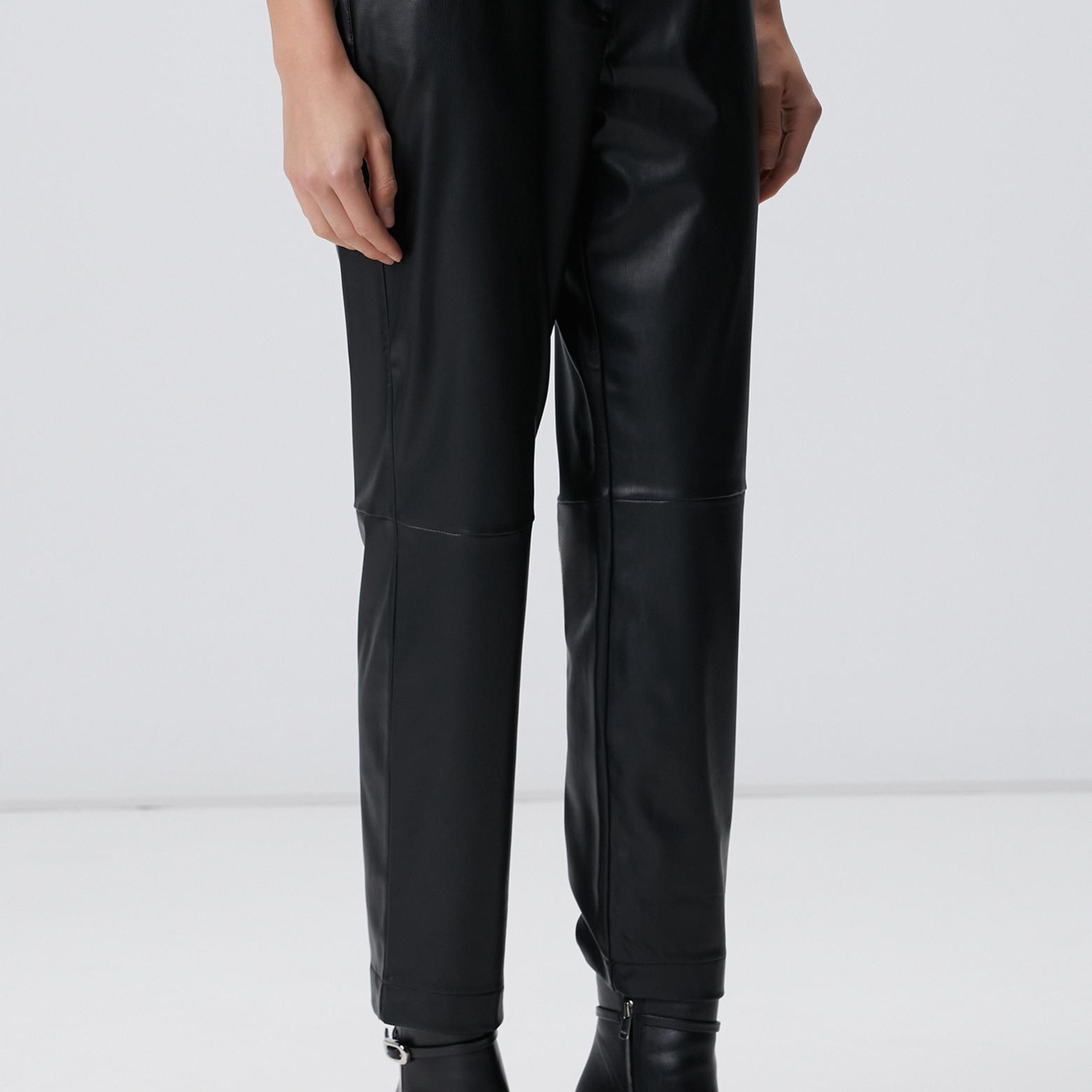 Network Kadın Siyah Pantolon