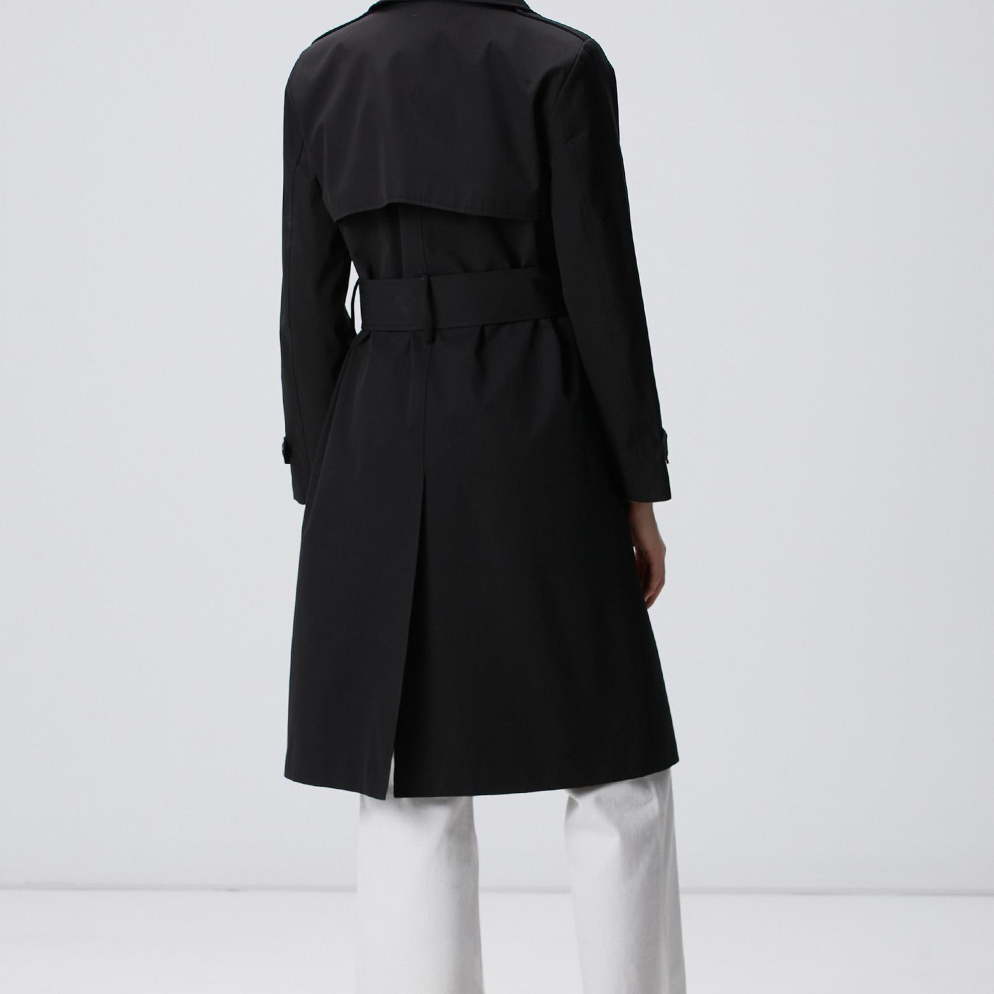 Network Kadın Siyah Pardösü