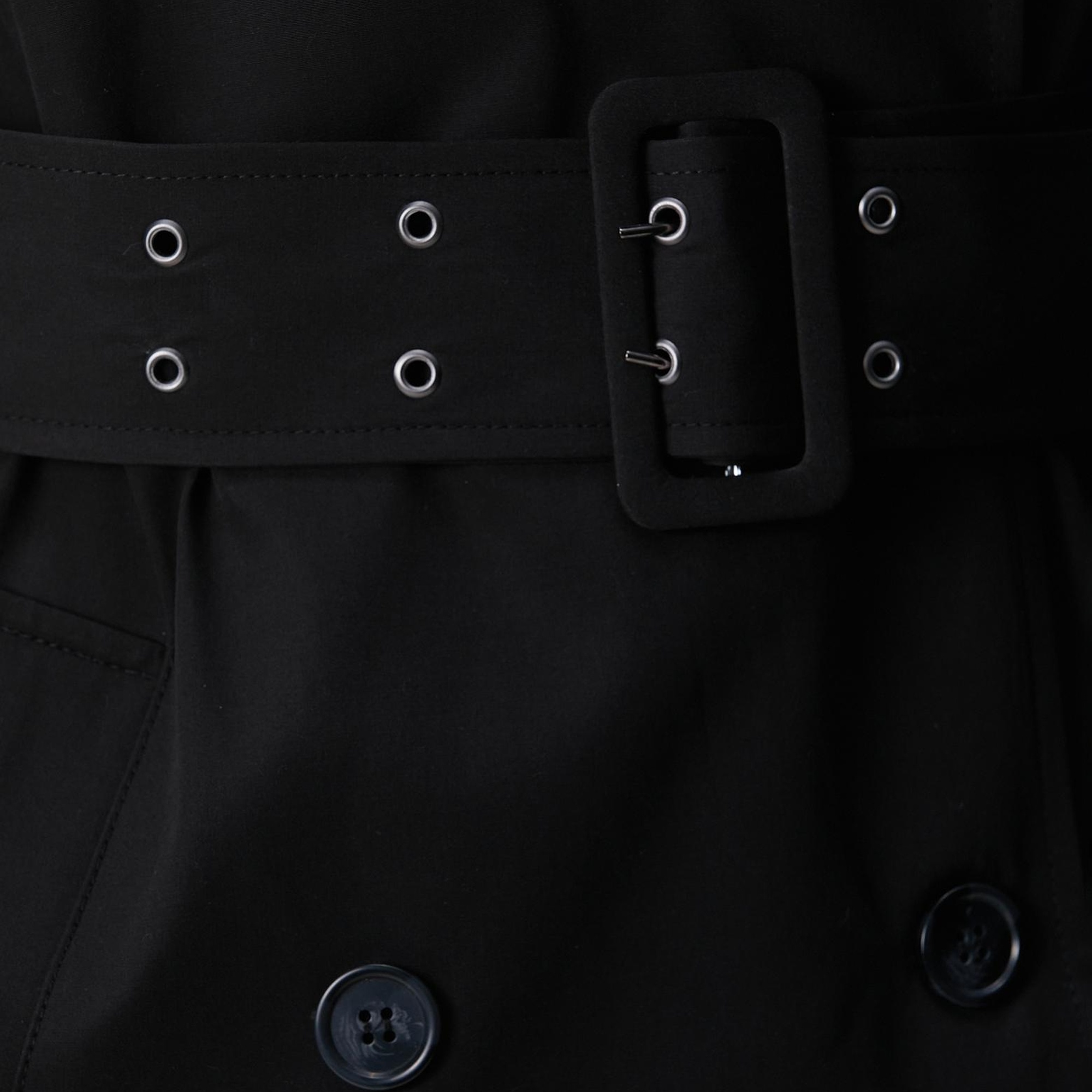 Network Kadın Siyah Pardösü