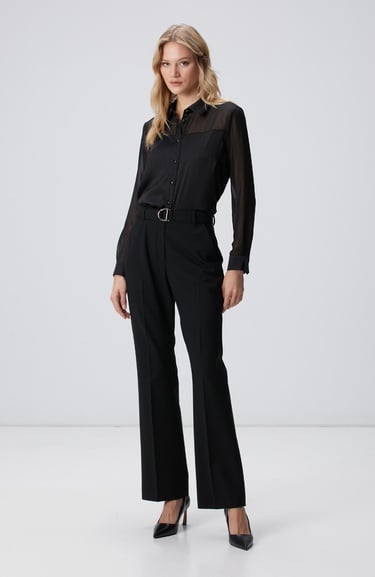  Network Kadın Siyah Pantolon