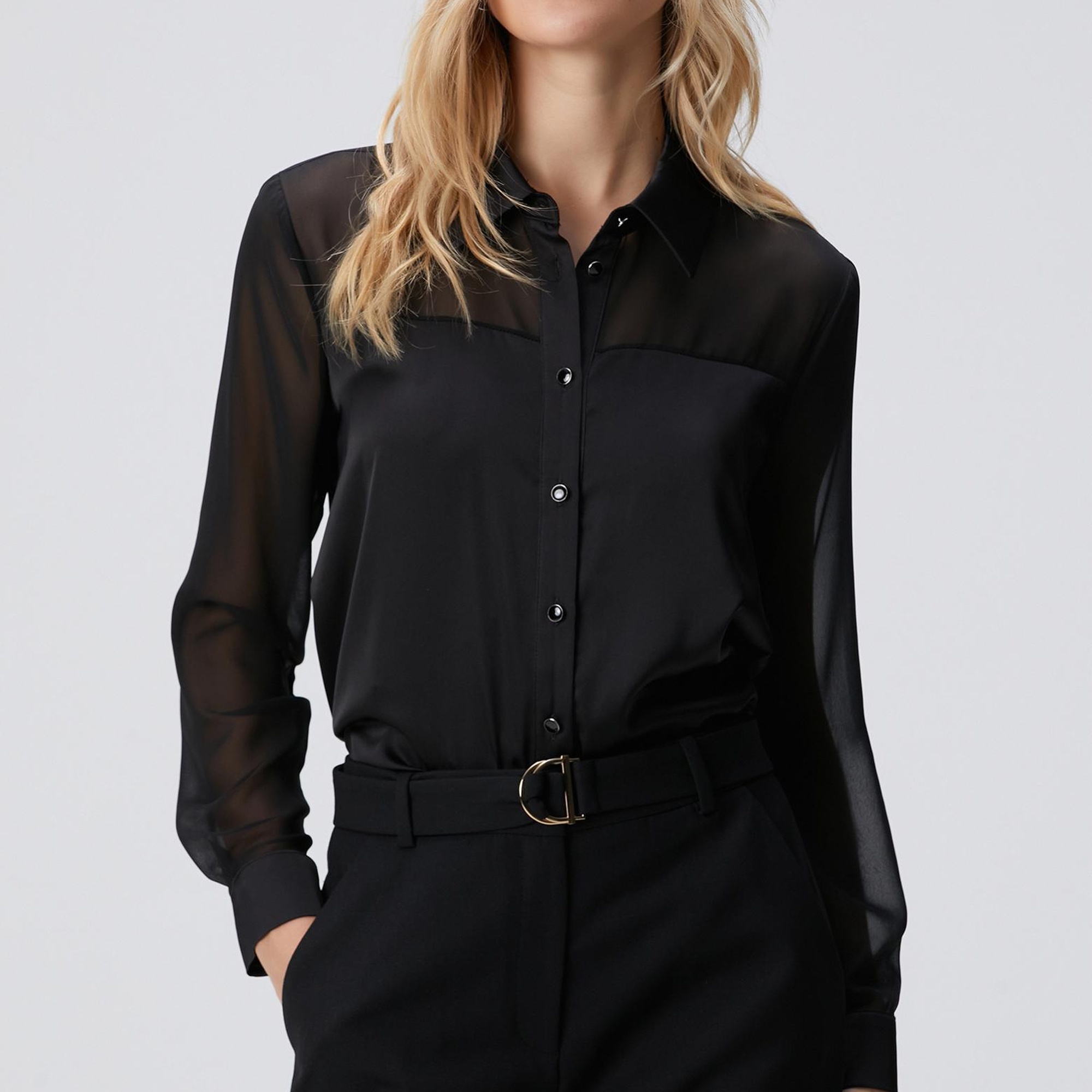 Network Kadın Siyah Pantolon