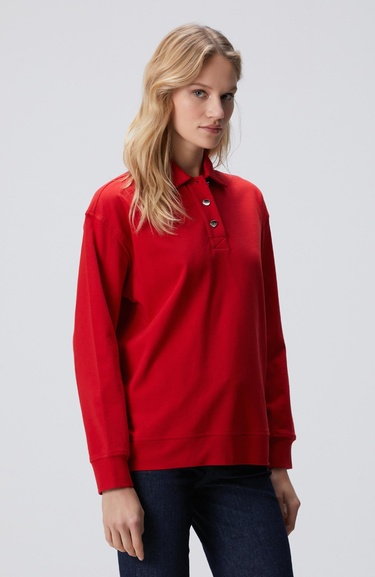  Network Kadın Kırmızı Sweatshirt