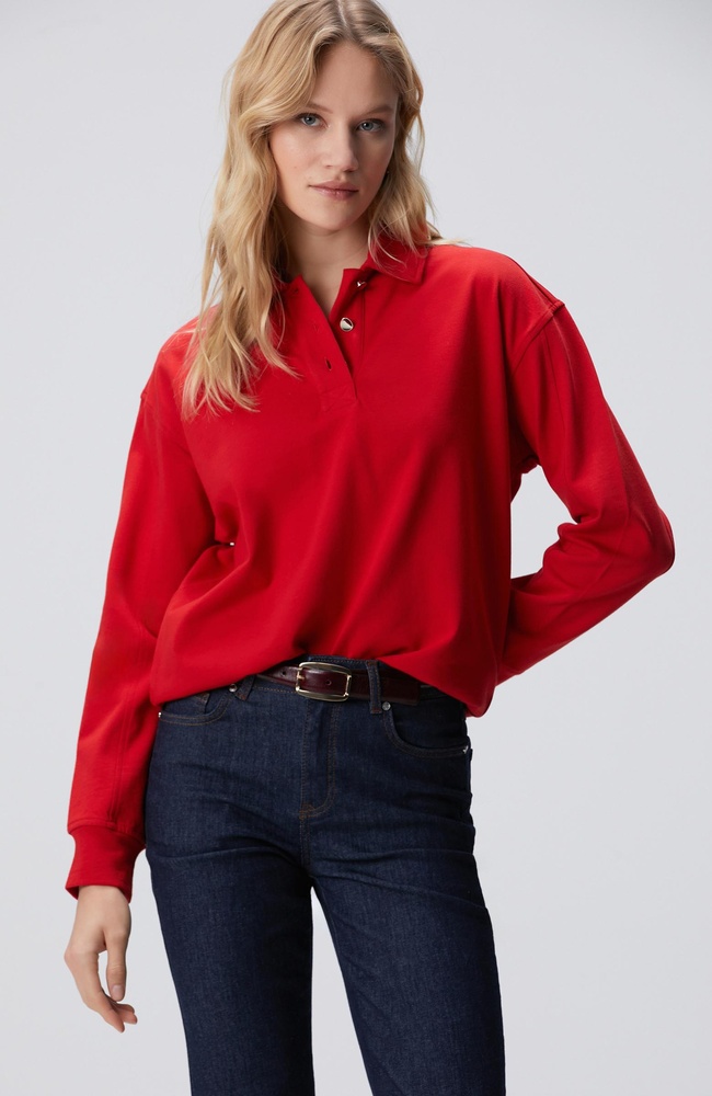  Network Kadın Kırmızı Sweatshirt