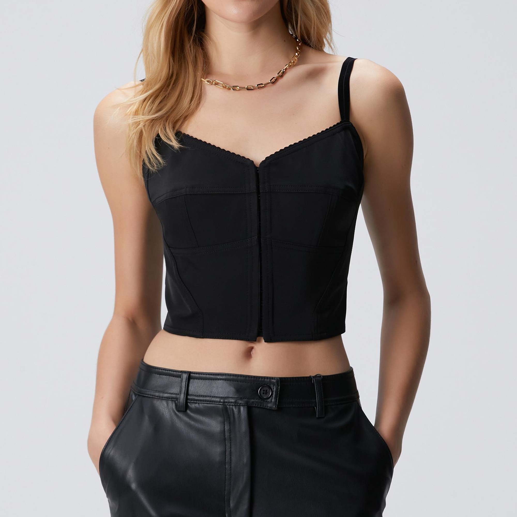 Network Kadın Siyah Agraflı Büstiyer