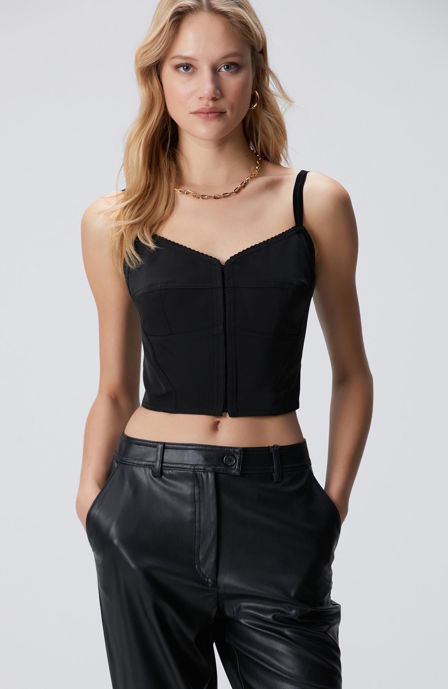  Network Kadın Siyah Agraflı Büstiyer