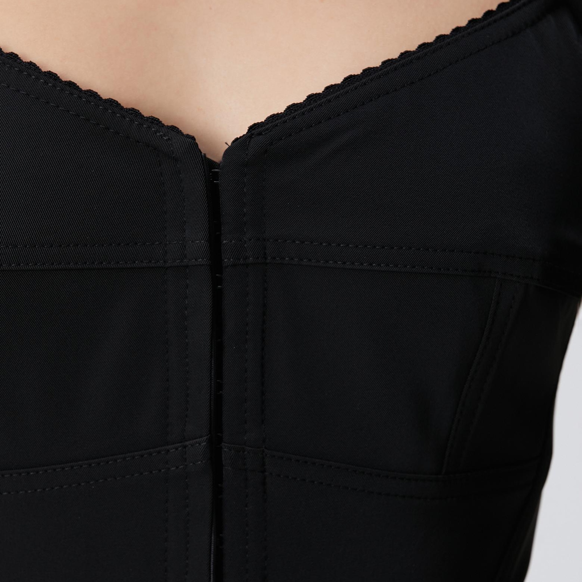 Network Kadın Siyah Agraflı Büstiyer