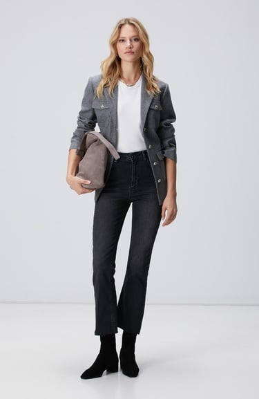  Network Kadın Antrasit Denim Pantolon