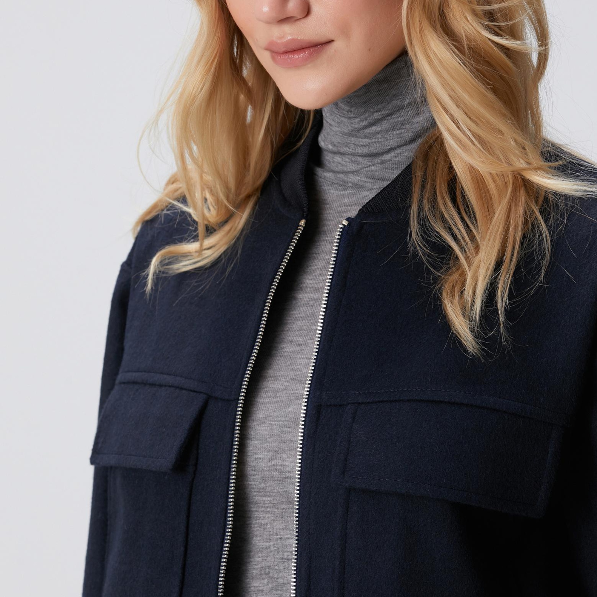 Network Kadın Lacivert Mont