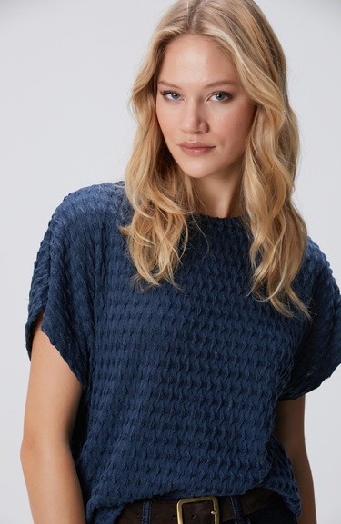  Network Kadın Indigo Bluz