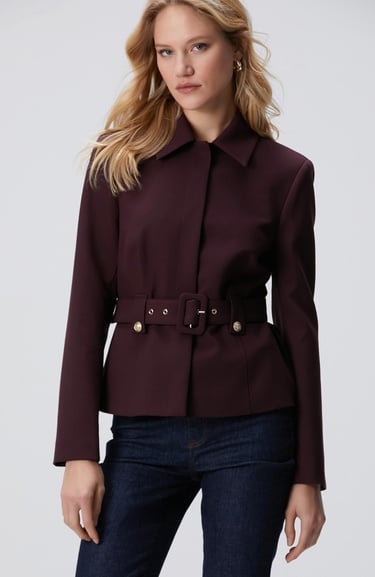  Network Kadın Vişne Ceket