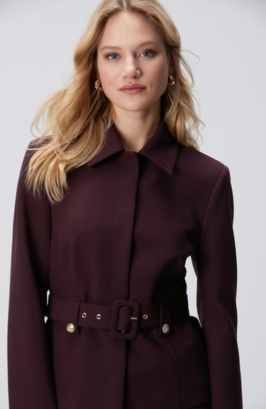  Network Kadın Vişne Ceket