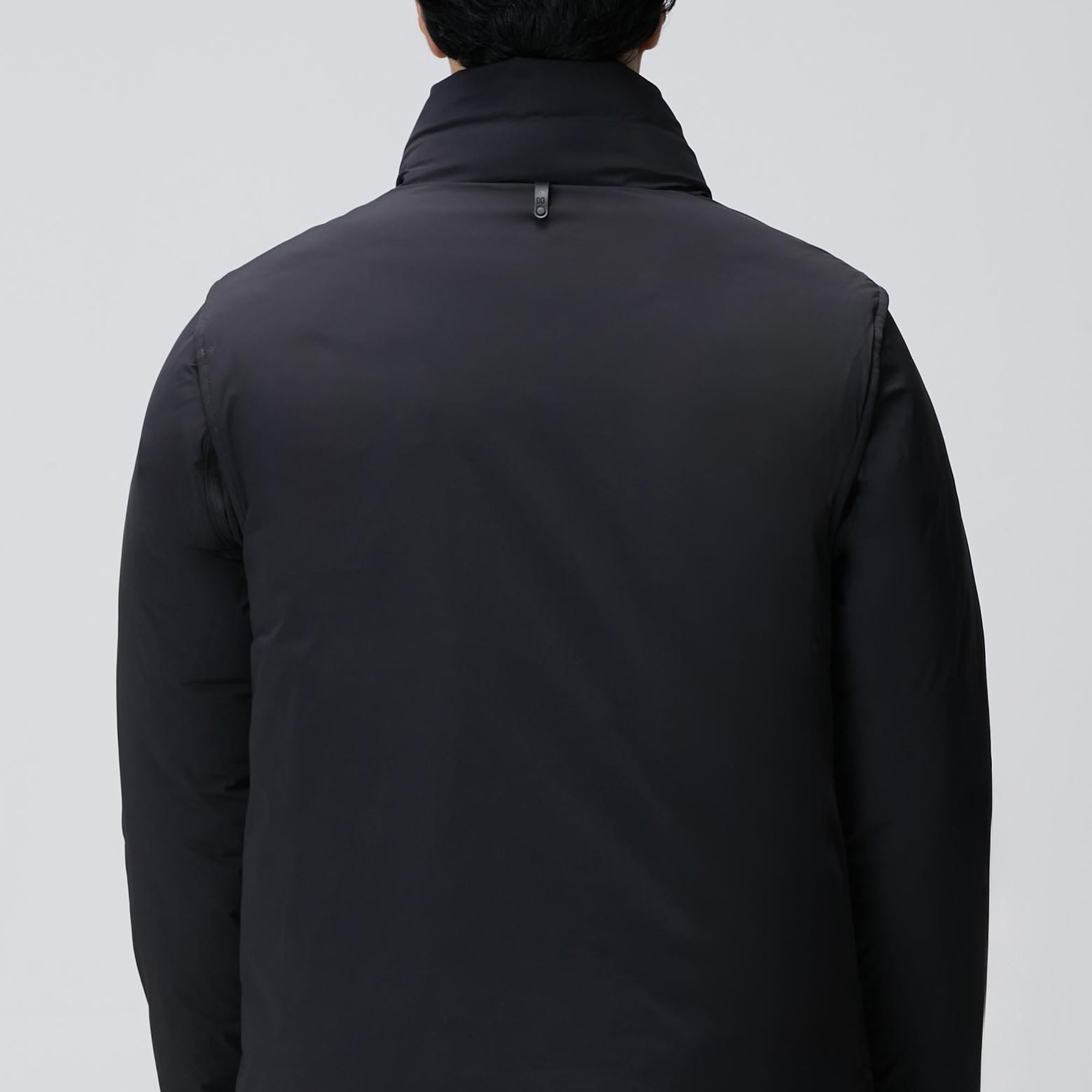 Network Erkek Siyah Yelek Olabilen Puffer Mont