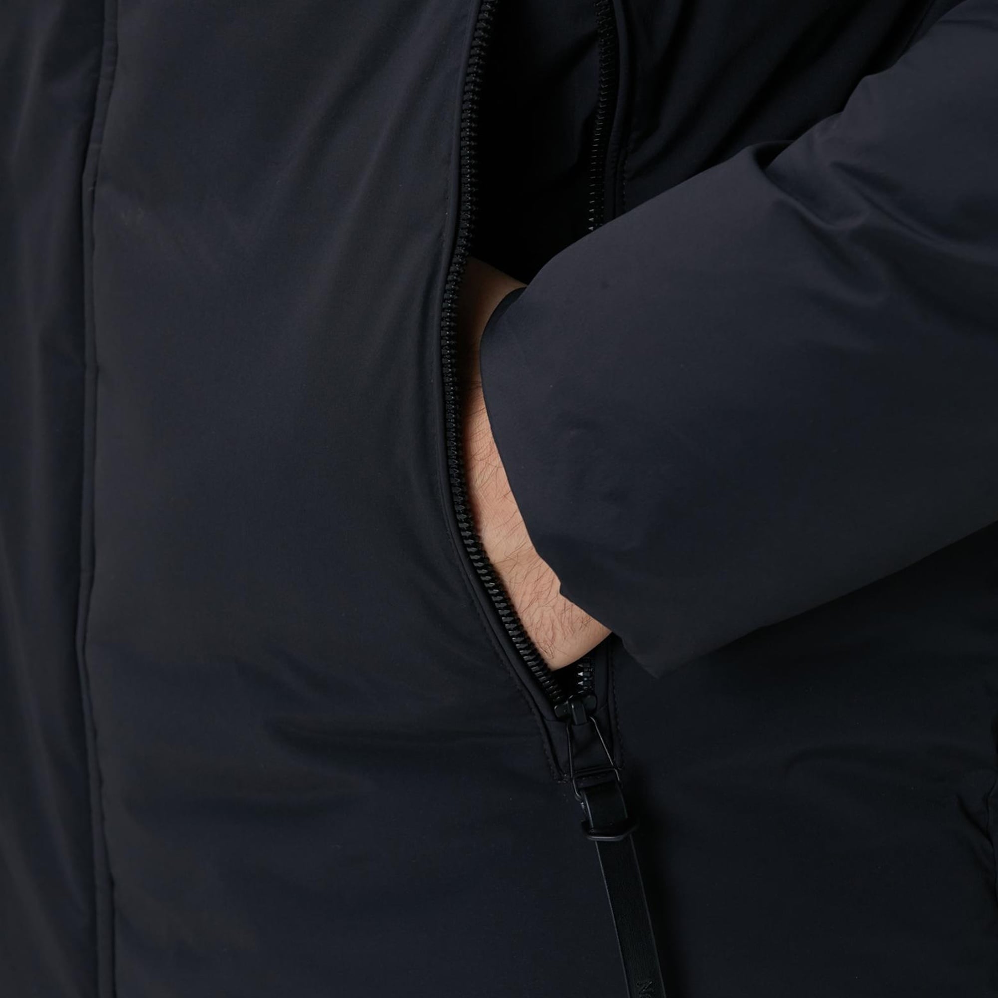 Network Erkek Siyah Yelek Olabilen Puffer Mont