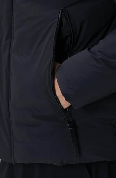  Network Erkek Siyah Yelek Olabilen Puffer Mont