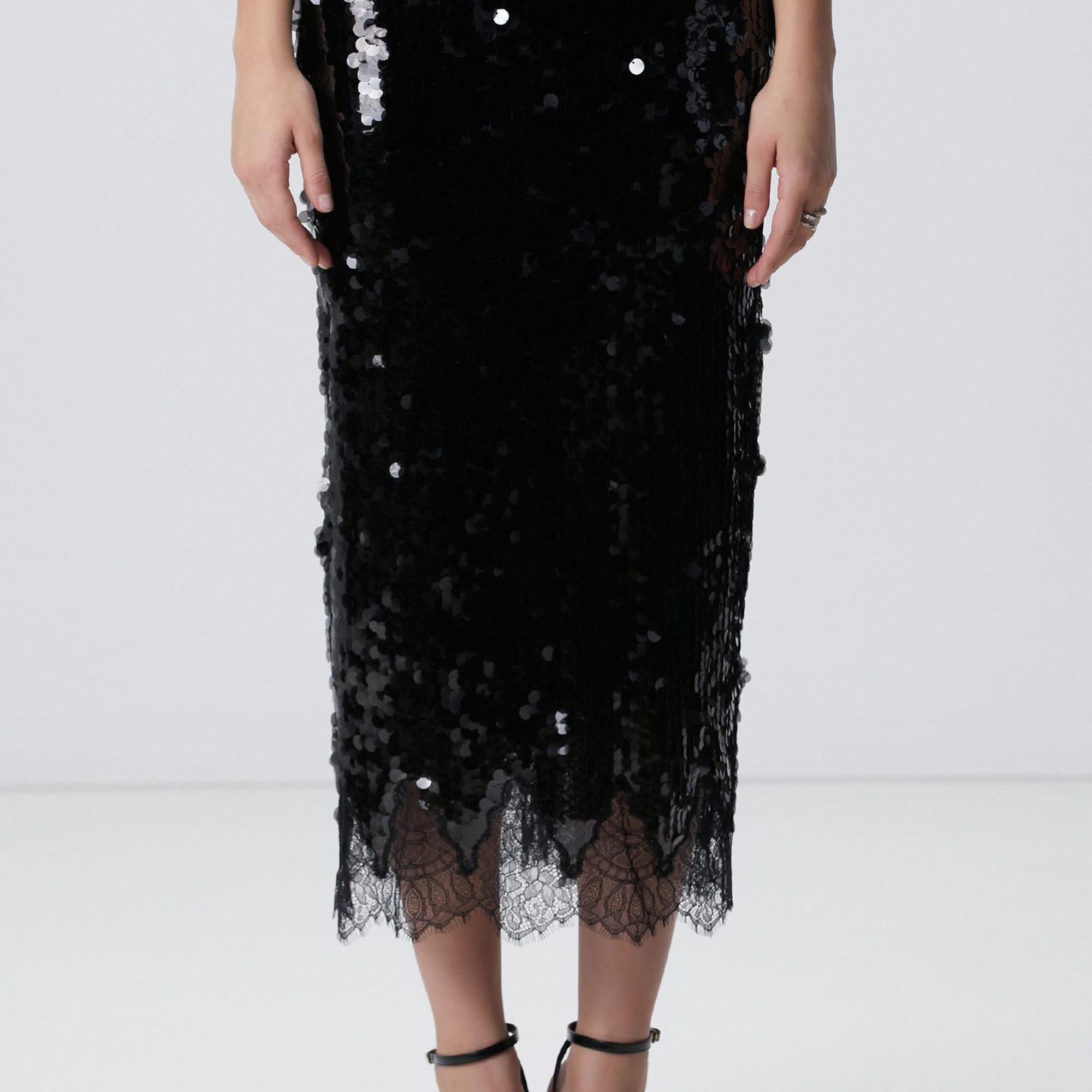 Network Kadın Siyah Etek